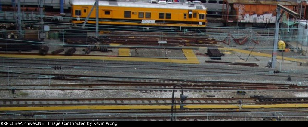 Sperry Rail Service railcar 129 at Penn Station